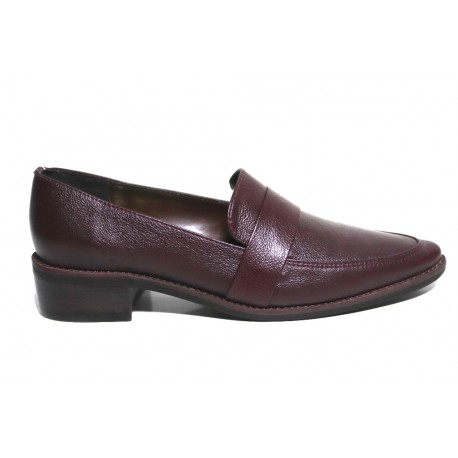Sapato Social Neway Masculino Vinho e Preto